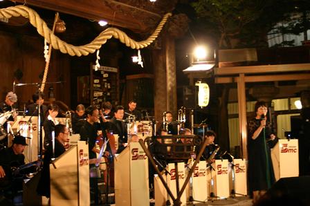 伊勢崎神社ではジャズコンサートを開催