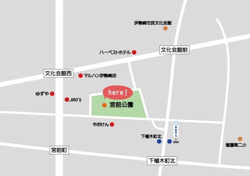 宮前公園　地図