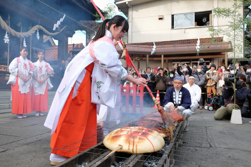 多くの人が訪れた上州焼き饅祭