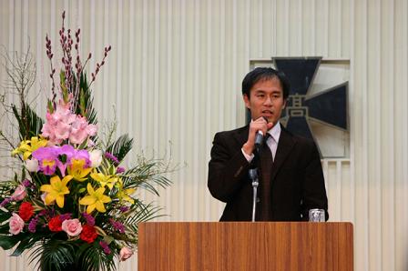花田監督講演の様子　楽しい講演でした