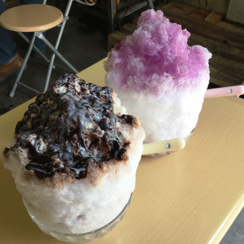 おやつ大好きvol 144 赤石商店さんの チョコみるく かき氷