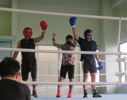 いせさき青空ボクシング大会。