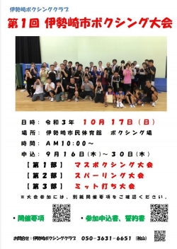 第１回　伊勢崎市ボクシング大会