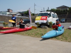 カヤック入門教室　初めての川下りに挑戦！