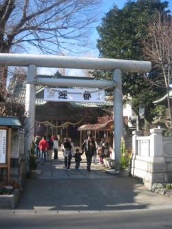 お正月の風景＜伊勢崎神社にて＞