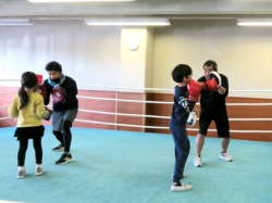 ボクシング体験　～ミット打ち教室～    in　わくわく運動プロジェクト