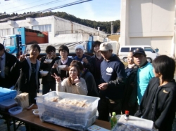 宮城県牡鹿半島鮎川浜でｲﾍﾞﾝﾄ参加