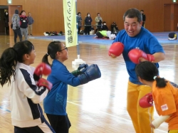 ボクシング体験　ｉｎ　ちよだスポーツフェスティバル