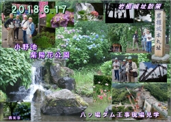 【撮影会】小野池紫陽花公園・八ッ場ダム工事現場・岩櫃城址