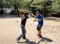 ボクシング体験　～ミット打ち教室～    in   華蔵寺公園