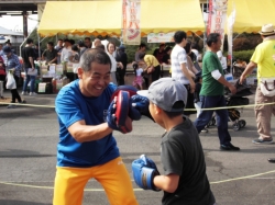 ボクシング体験　ｉｎ　いせさきもんじゃまつり２０１９