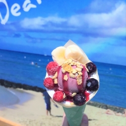 おやつ大好きVol.155 気分はハワイアン❣ 「Dearly crepe」さんのクレープ  伊勢崎市宮子町